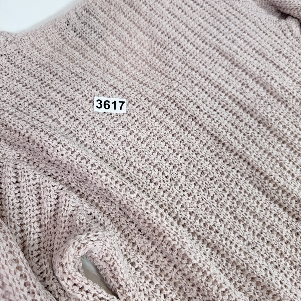 Finity Naturals Sweater Womens Small Beige Button Front Wool Blend Knit Cardigan - Picture 8 of 8